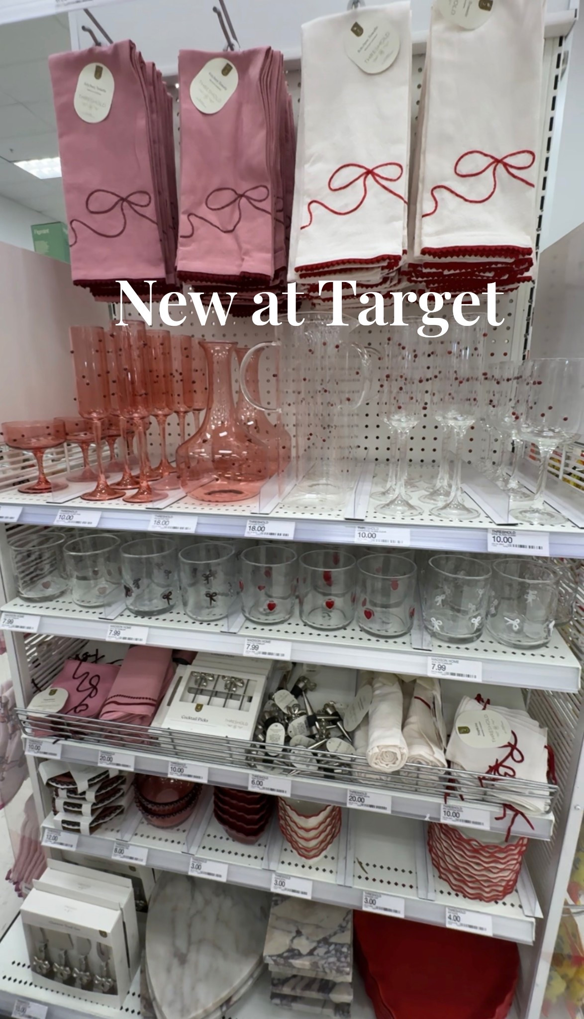 Sweet details done right 🤍
From embroidered bow napkins and soft pink glassware to heart-accented cups and serving pieces — these are the kind of finds that make seasonal hosting feel thoughtful but not overdone.
Perfect for Valentine’s Day tables, Galentine’s gatherings, or everyday charm.

#valentinetable
#tablescape
#clothnapkins
#embroiderydetails
#wineglasses
#glassware
#valentinedecor
#entertainingathome
#seasonaldecor
#targethome

#LTKFindsUnder50 #LTKSeasonal #LTKHome