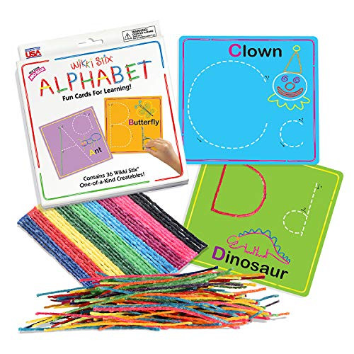 Wikki Stix Alphabet Fun Cards for Learning | Amazon (US)