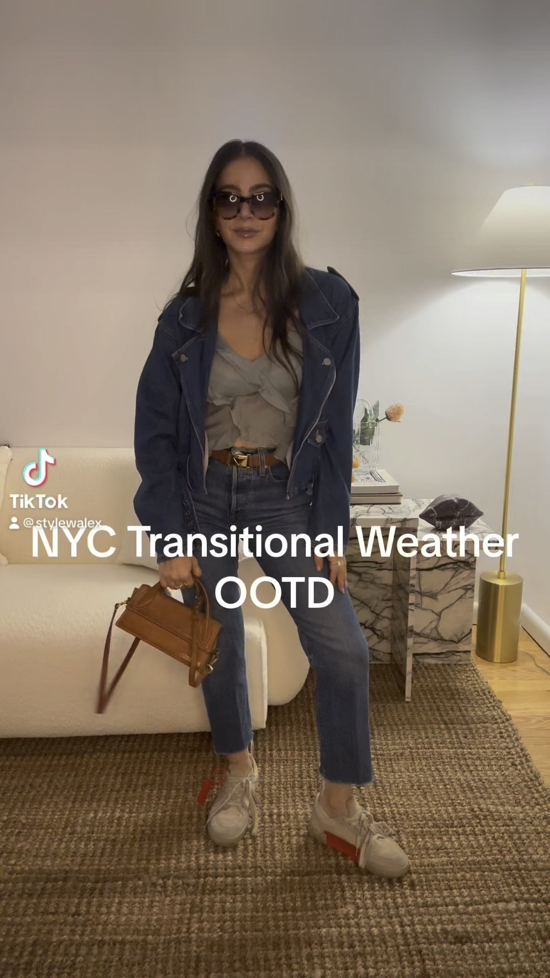 NYC in October is starting to feel a little like Spring …  Here’s a transitional weather #ootd playing into a blue, orange and brown color palette that’s Fall facing while keeping it light for the weather…

#LTKSeasonal #LTKstyletip #LTKshoecrush