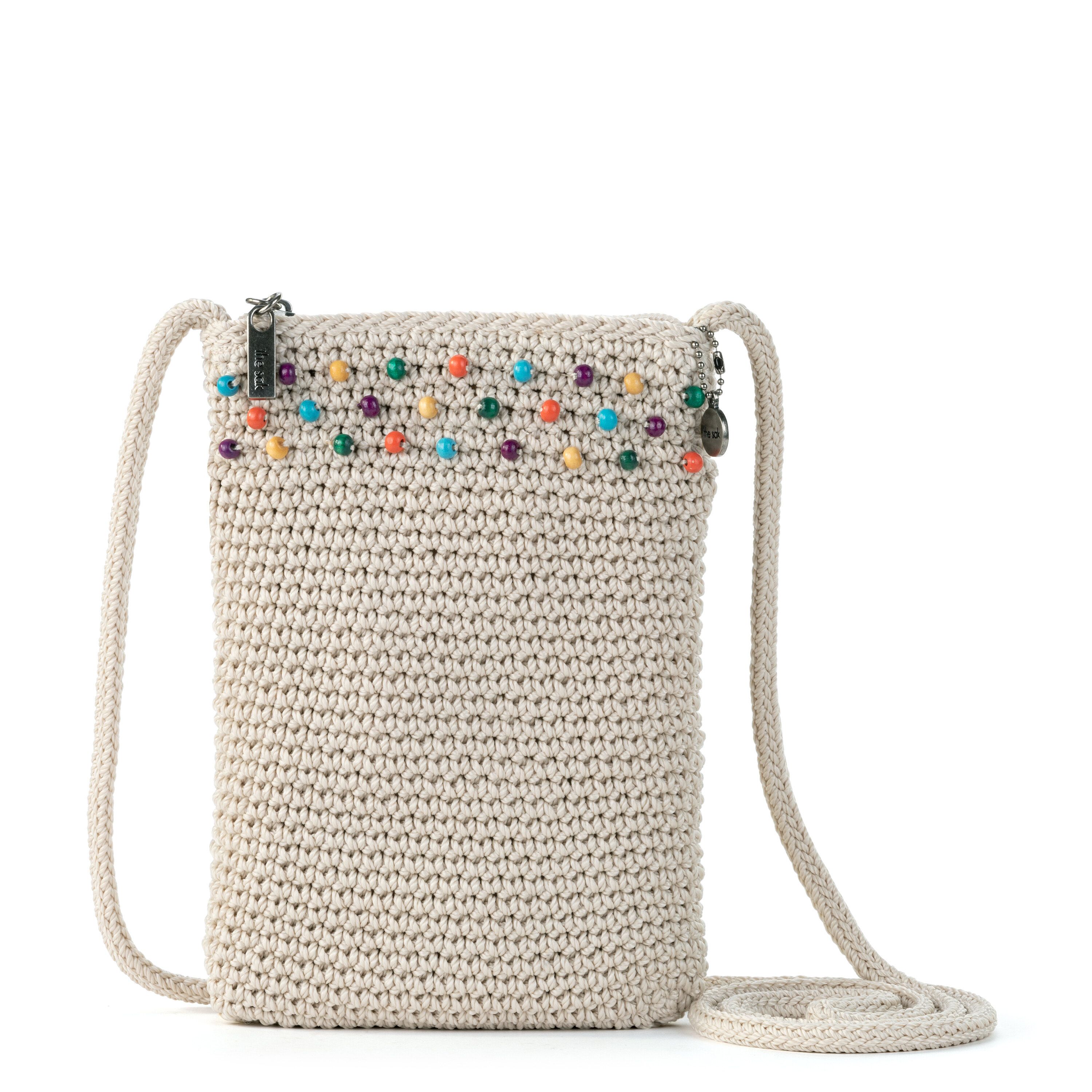 The Sak Essential Crochet N/S Phone Bag , Hand-crochet, Recycled Polypropylene Yarn | Walmart (US)