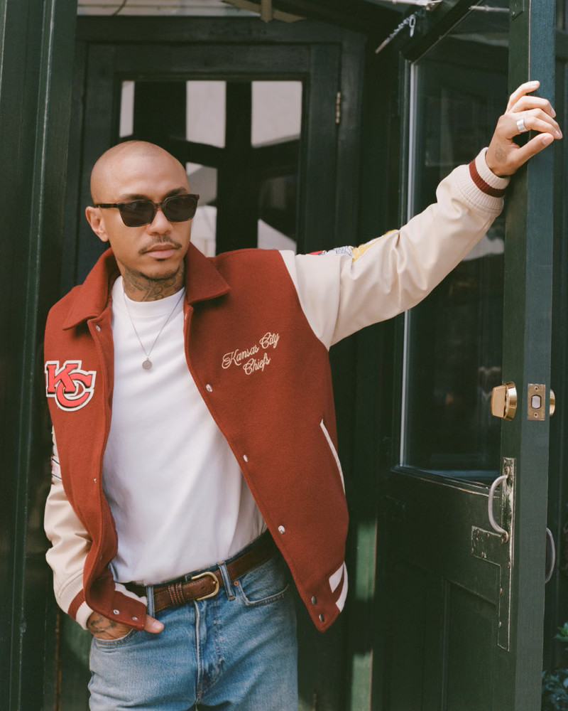 Kansas City Chiefs Varsity Bomber Jacket | Abercrombie & Fitch (US)