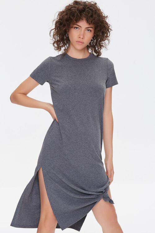 Recycled Leg-Slit T-Shirt Dress | Forever 21 (US)