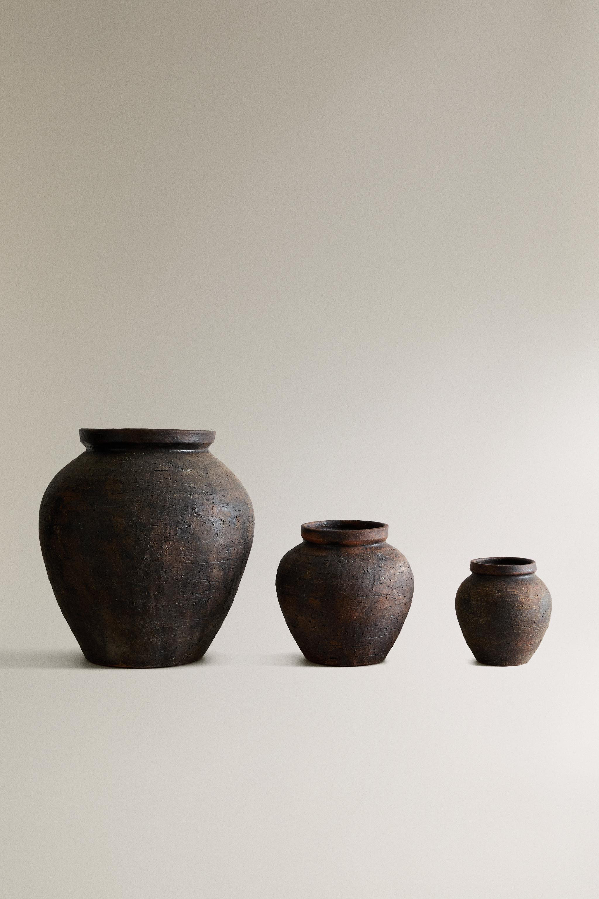 TEXTURED CERAMIC VASE | Zara US