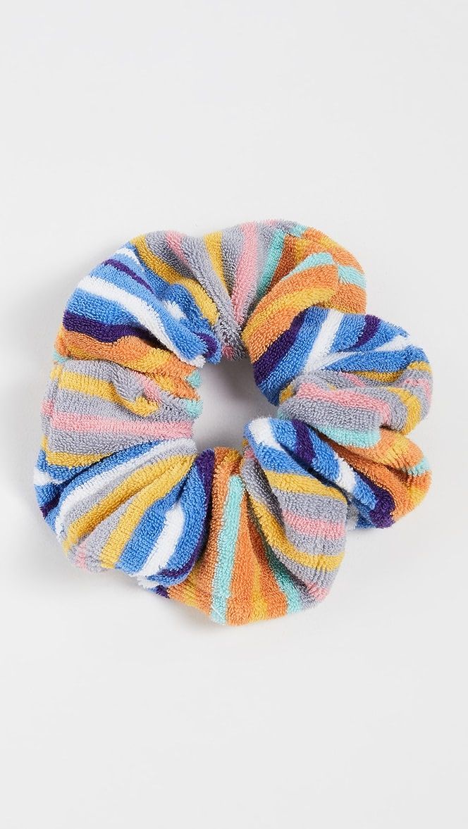 Striped Terry Cloth Oversized Scrunchie | Shopbop