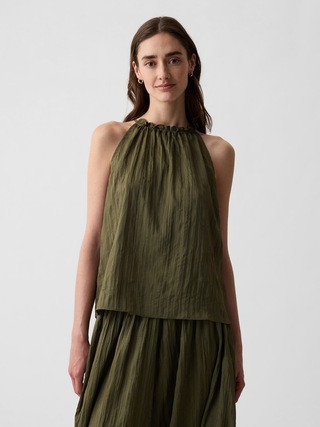Textured Crinkle Halter Top | Gap (US)
