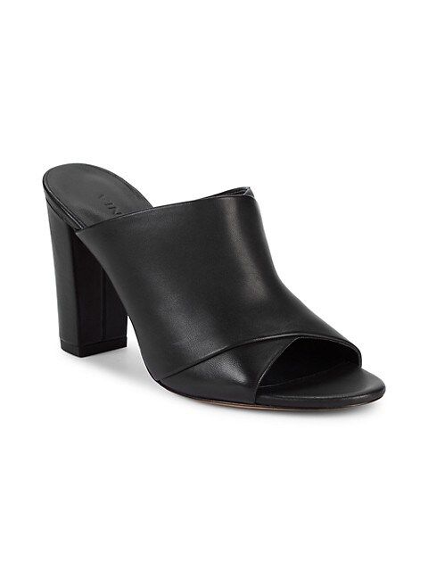 Heath Leather Mule Sandals | Saks Fifth Avenue OFF 5TH