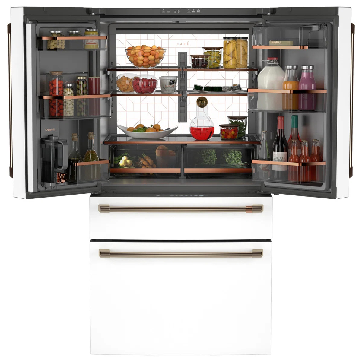 Café Energy Star 28.7 Cu. Ft. Smart 4-Door French-Door Refrigerator With Dual-Dispense Autofill ... | Wayfair North America