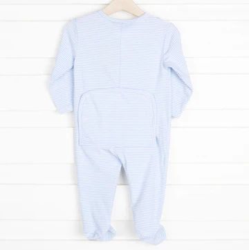 Blue Stripe Knit Onesie | Classic Whimsy