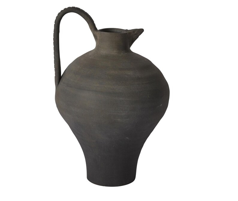 Vintage Style Jug, Terracotta Jug, Black Jug, Black Planter - Etsy | Etsy (US)