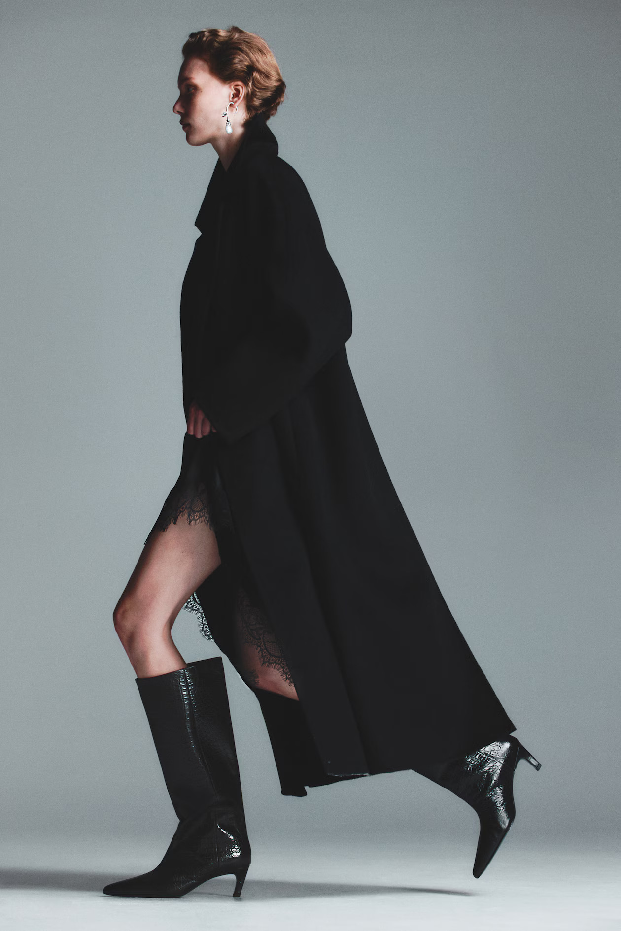 Kniehohe Lederstiefel | H&M (DE, AT, CH, NL, FI)