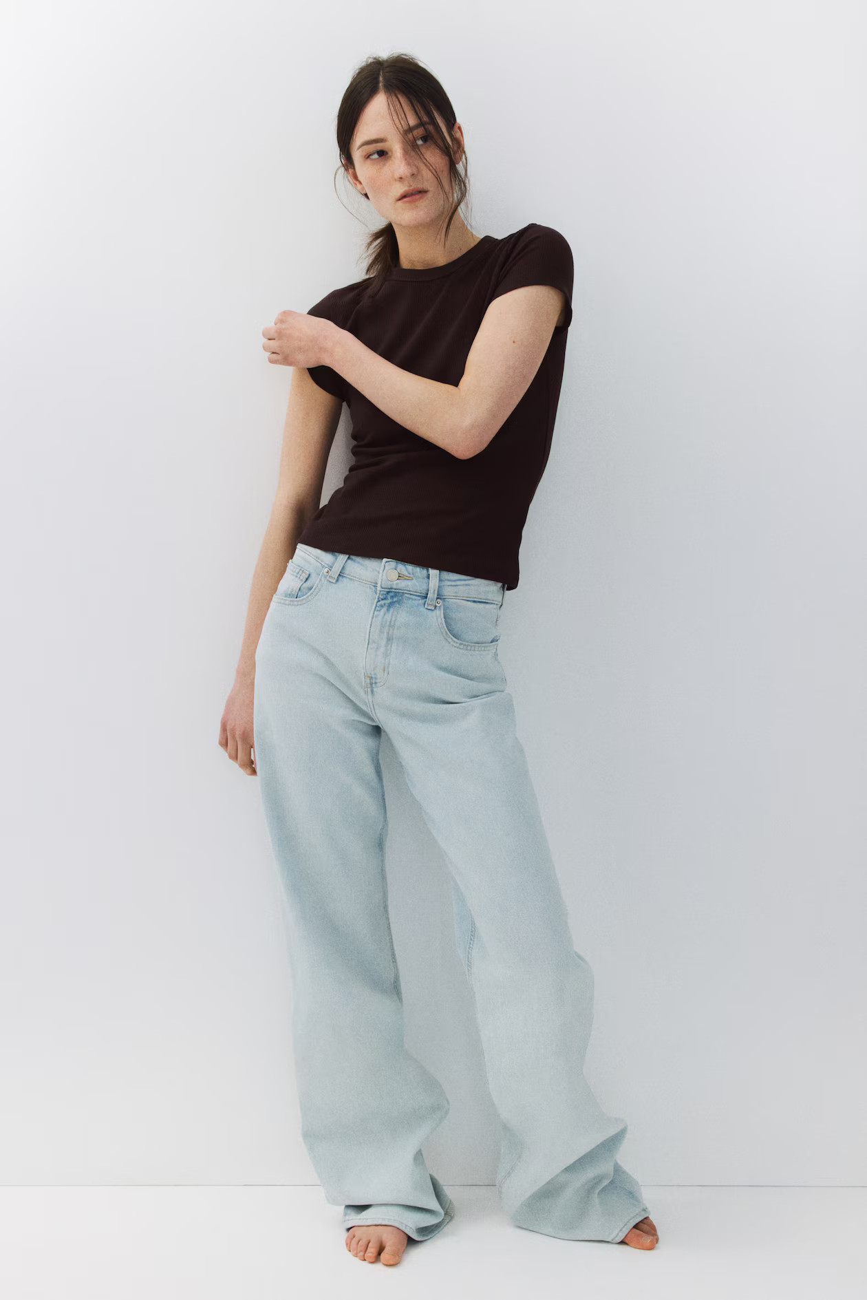 Ribbed T-shirt | H&M (US + CA)