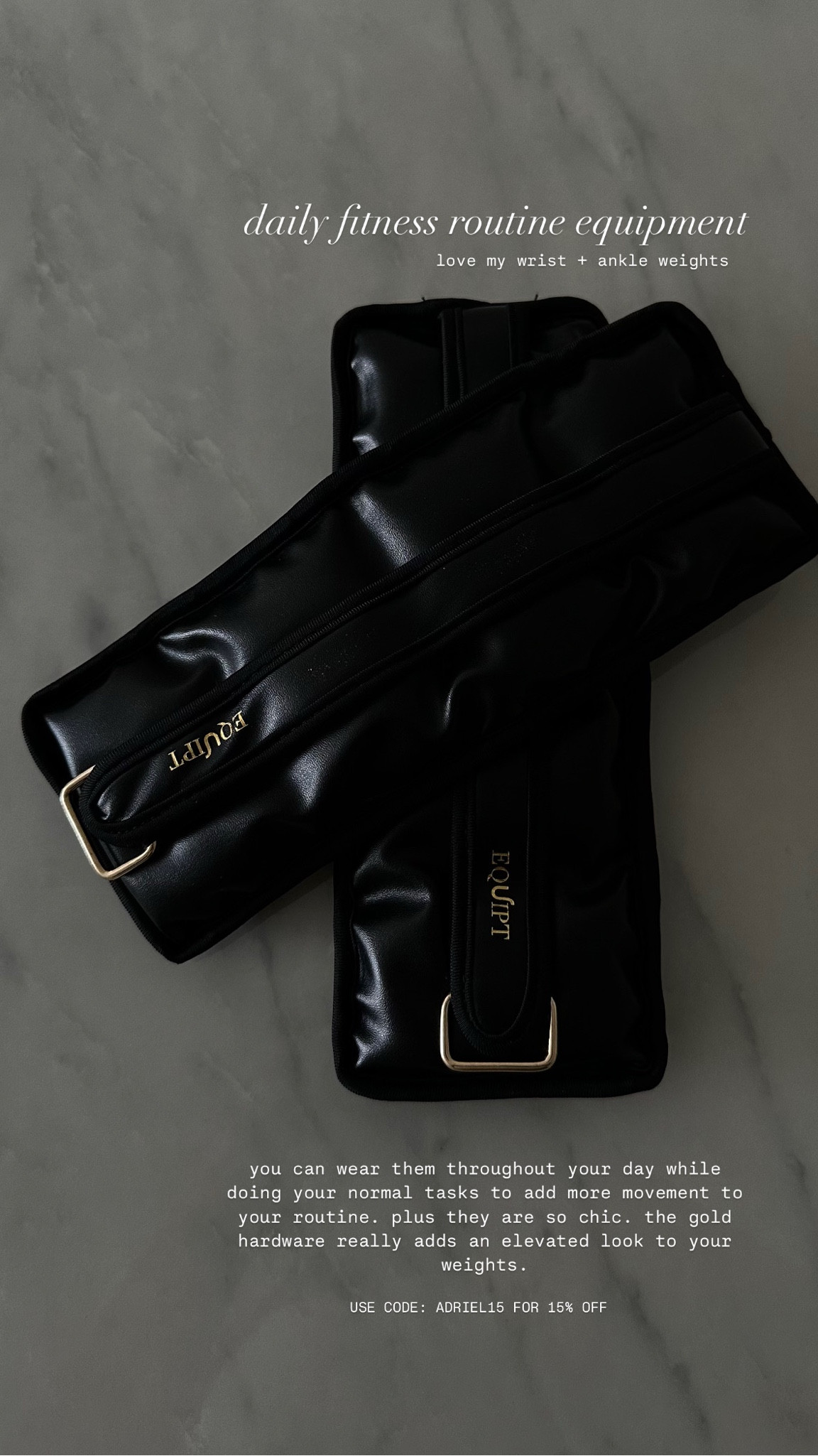 Love these ankle + wrist weights! Great for adding extra movement throughout your day. Use code: ADRIEL15 for 15% off your purchase 🖤


#LTKMostLoved #LTKFitness #LTKSaleAlert