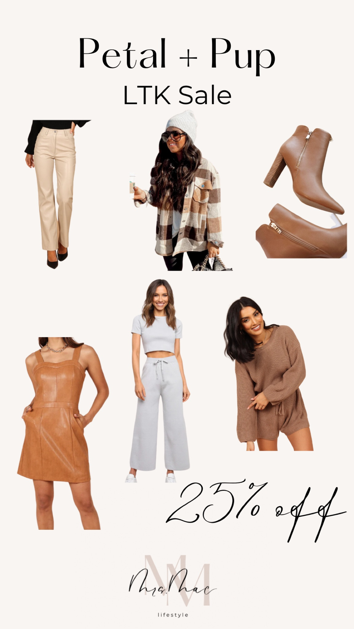 Petal & Pup LTK Fall Sale! 25% entire website! 

Fall.
Comfy.
Cozy.
Sweatpants.
Romper.
Leather.
Plaid.
Shacket.
Brown booties.

#LTKSale #LTKSeasonal #LTKunder100