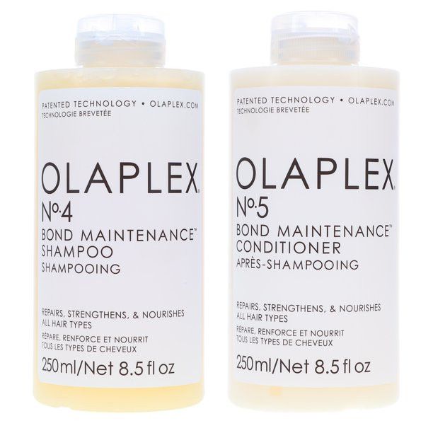 Olaplex No.4 Bond Maintenance Shampoo 8.5 oz & No.5 Conditioner 8.5 oz - COMBO Pack | Walmart (US)