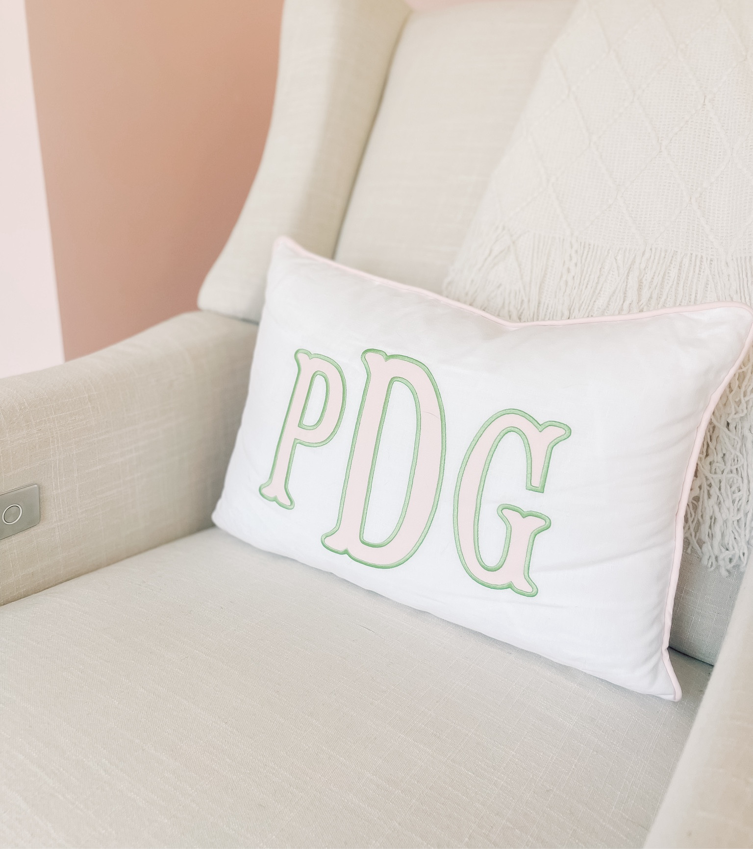Monogram nursery pillow  

#LTKHome #LTKFindsUnder50 #LTKBaby