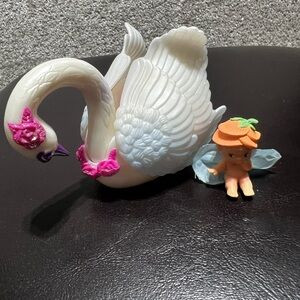 Vintage 1993 Fairy Winkles Fairy and Swan figures | Poshmark