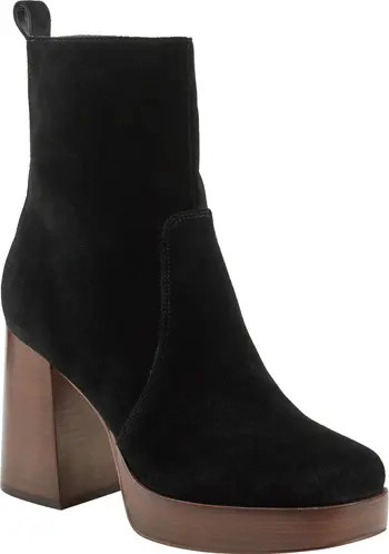 Marysa Block Heel Platform Bootie (Women) | Nordstrom