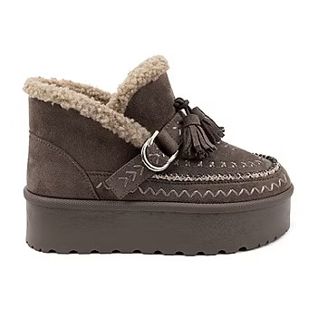 new!Olivia & Kate Womens Setton Chunky Heel Winter Boots | JCPenney