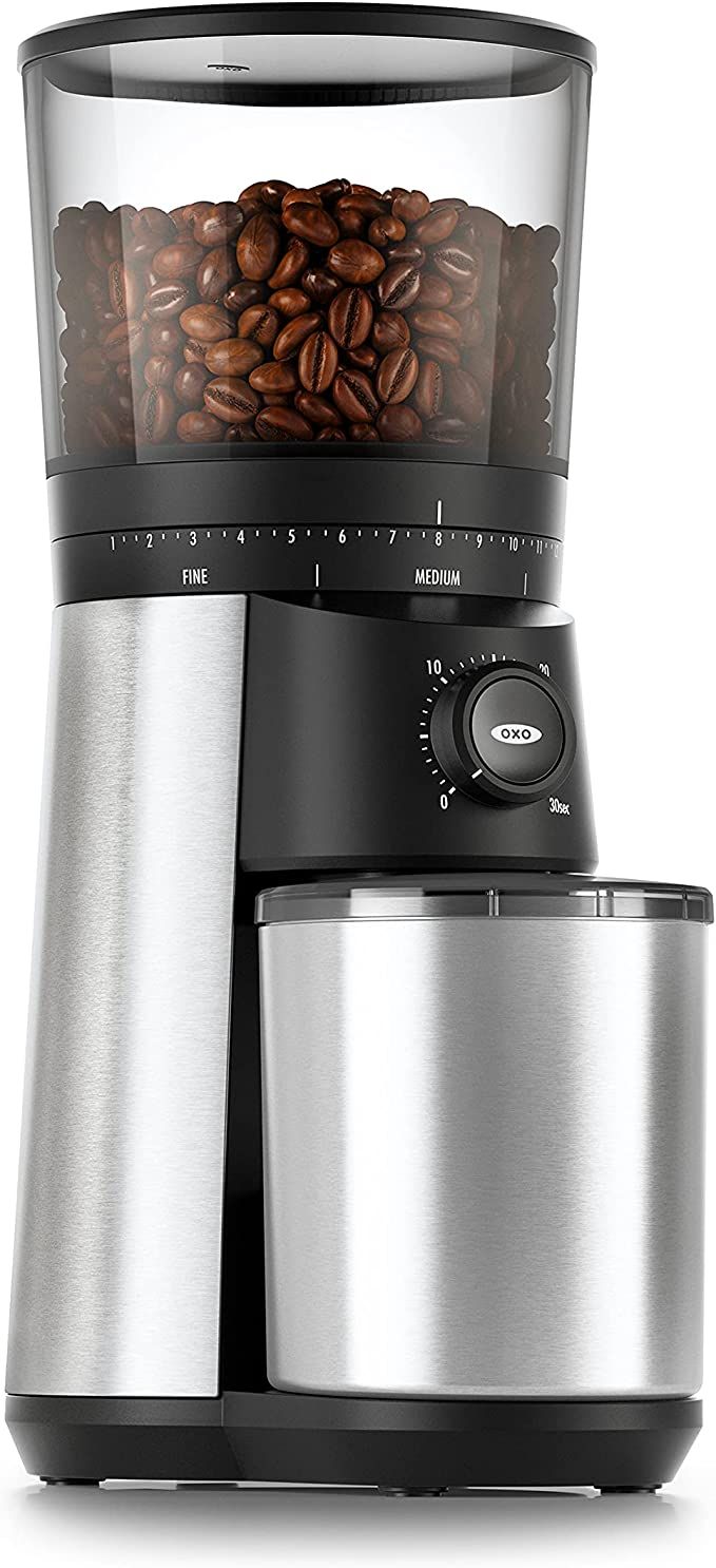 OXO Brew Conical Burr Coffee Grinder , Silver | Amazon (US)