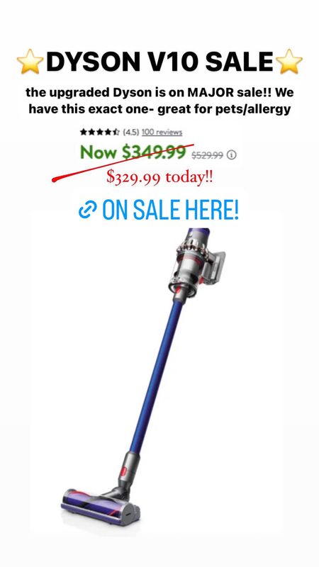 Top selling Dyson cordless vacuum was a favorite last week!! It’s on sale over $200 off today.



#LTKhome #LTKsalealert
