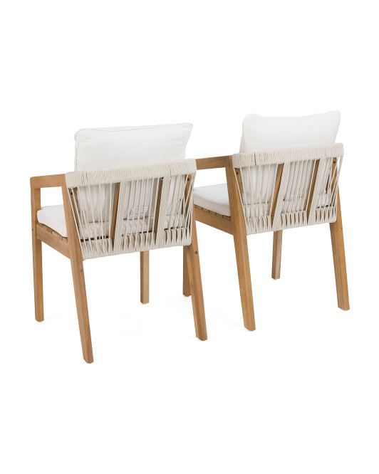 Set Of 2 Outdoor Arm Chairs | TJ Maxx