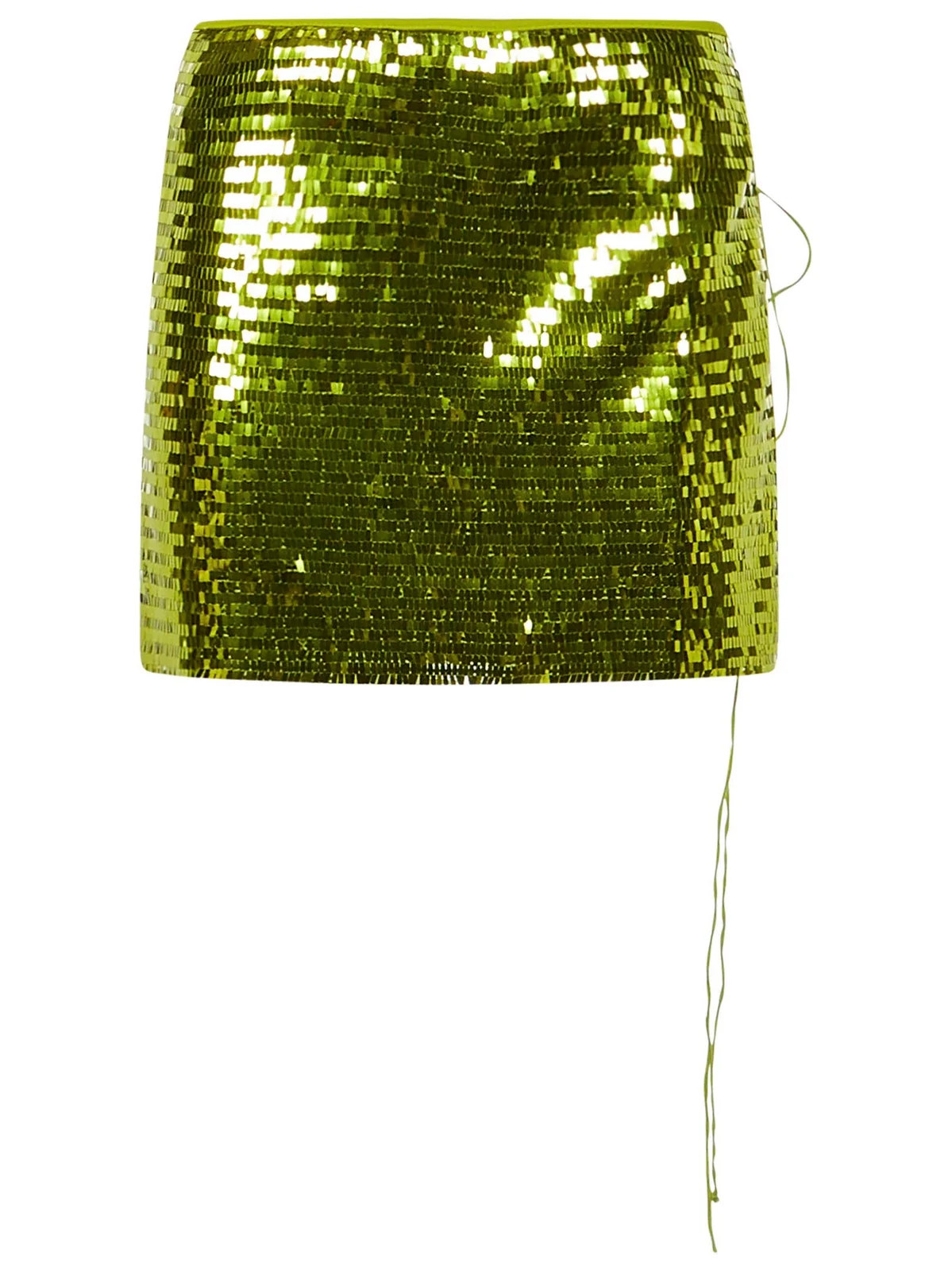 Oséree Sequin-Embellished Knot Detail Mini Skirt | Cettire Global