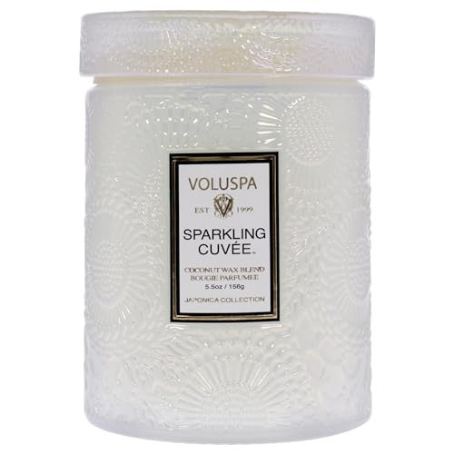 Voluspa Sparkling Cuvee, Small Candle Jar, 5.5 oz, 50 Hour Burn Time, Coconut Wax for Clean Burning, Handcrafted in the USA | Amazon (US)