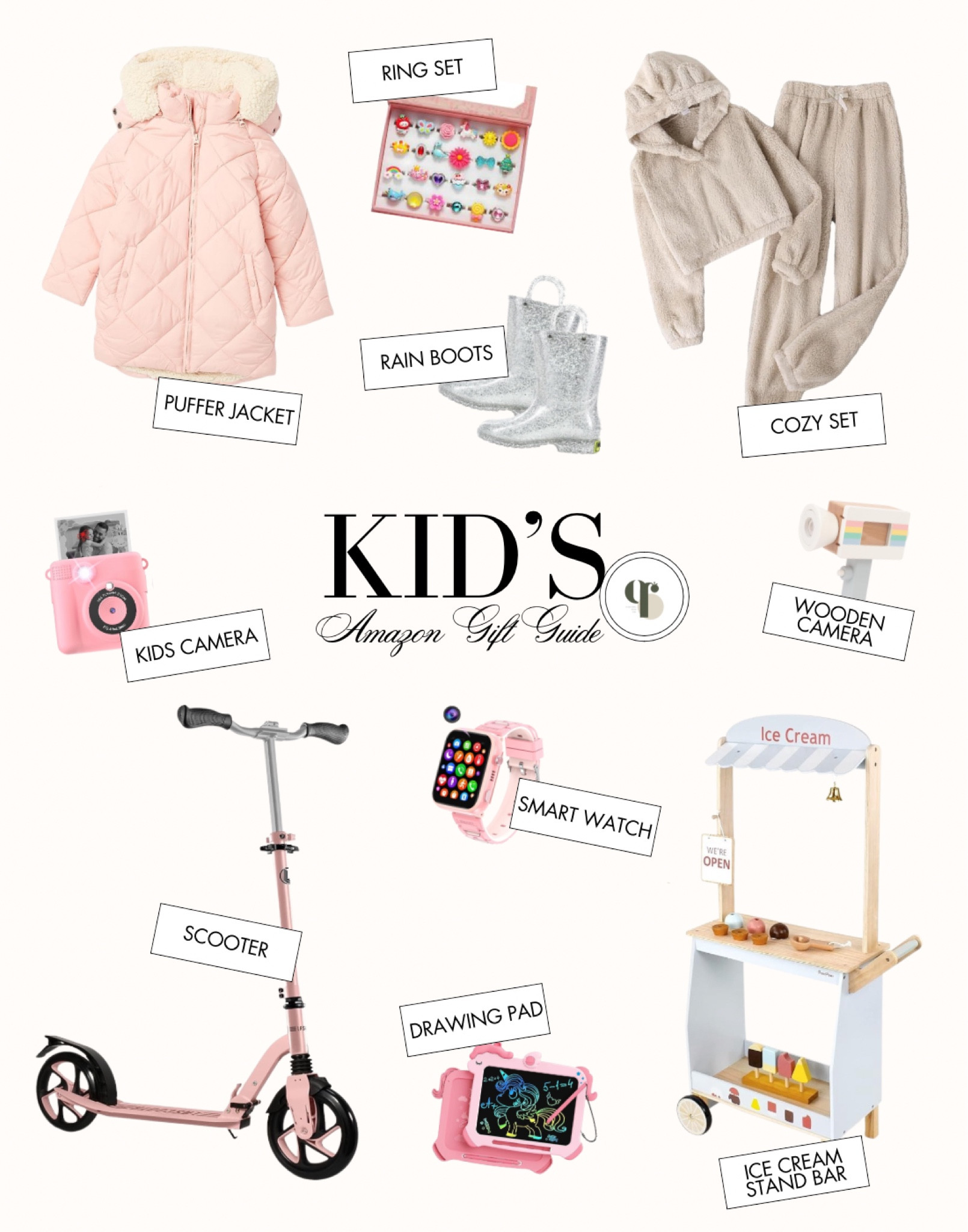 Amazon Holiday Gift Guide For Kids

Scooter / puffer jacket / smart watch / drawing pad / wooden camera / pretend ice cream bar / rain boots / ring set / cozy set / todder gift guide / guft guide for girls / gift guide for boys / amazon kids finds / amazon must have / amazon favorites / amazon cyber week / amazon black friday / pink / montessorie gift guide / wooden toys

#LTKCyberWeek #LTKGiftGuide #LTKkids