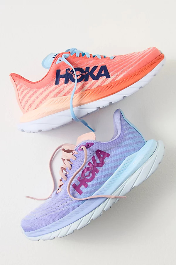 Hoka Mach 5 Sneakers by HOKA at Free People, Baby Lavender / Summer Song, US 8 | Free People (Global - UK&FR Excluded)