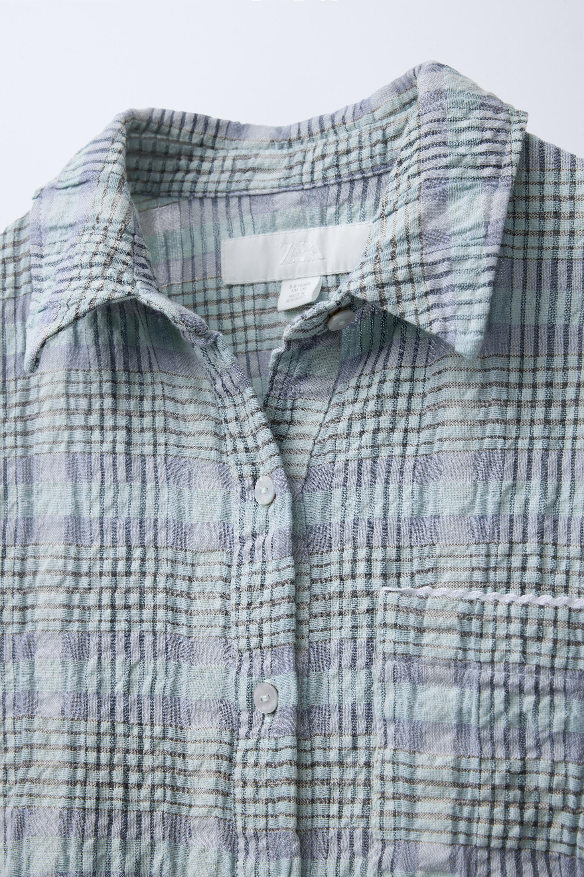 PLAID PRINT SHIRT | Zara US