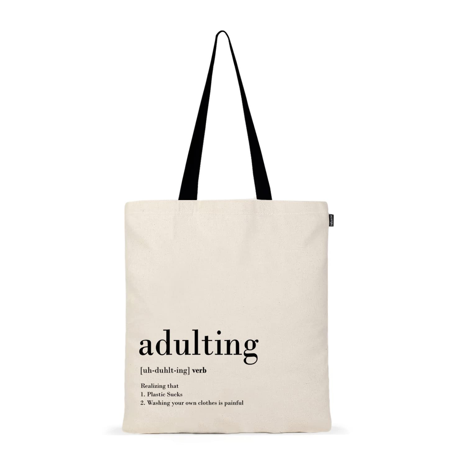 EcoRight - Bolsa de lona para mujer, bonita estética, Natural - Adulto, talla única | Amazon (US)