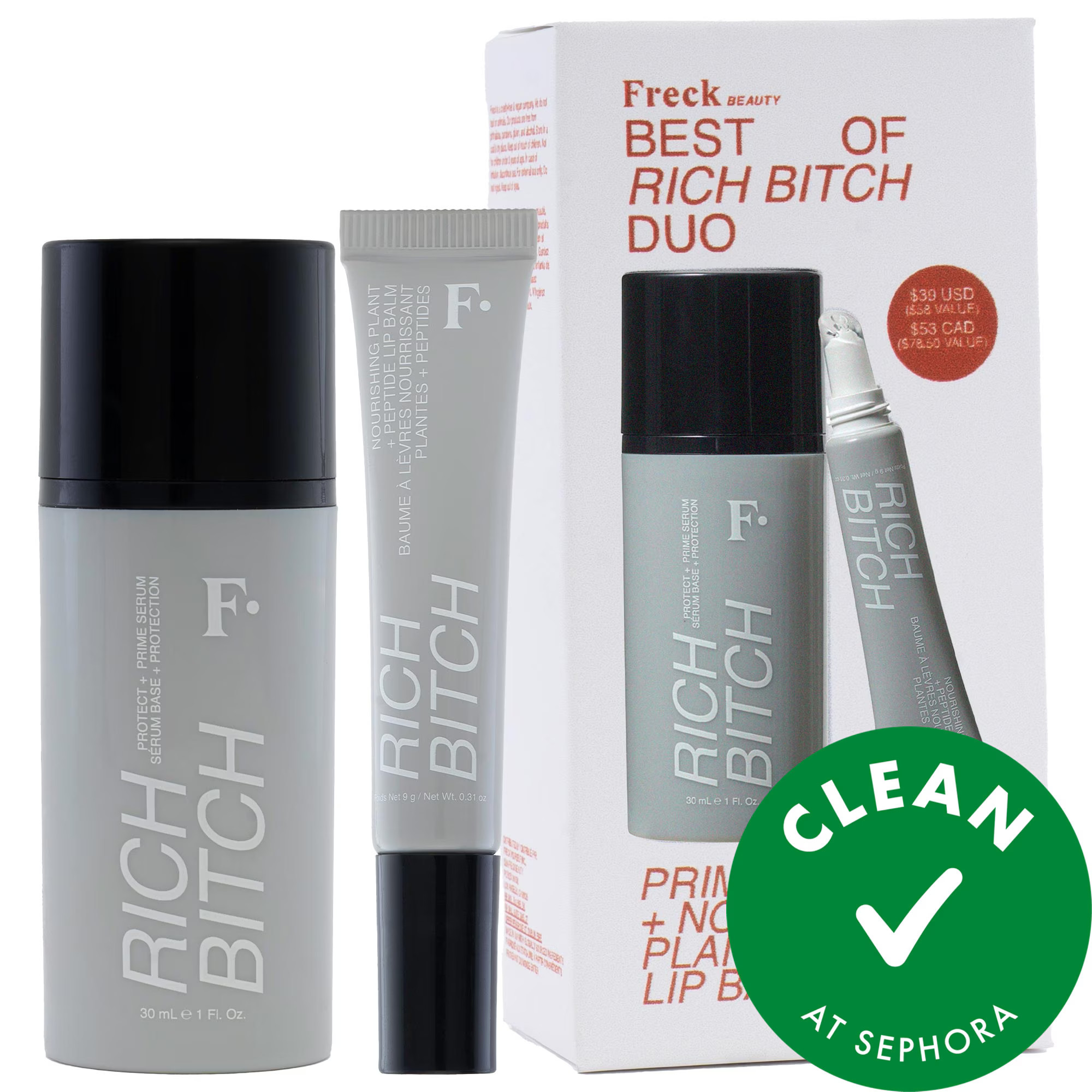 Freck Beauty Best of Rich Bitch Primer and Lip Balm Set | Sephora (US)