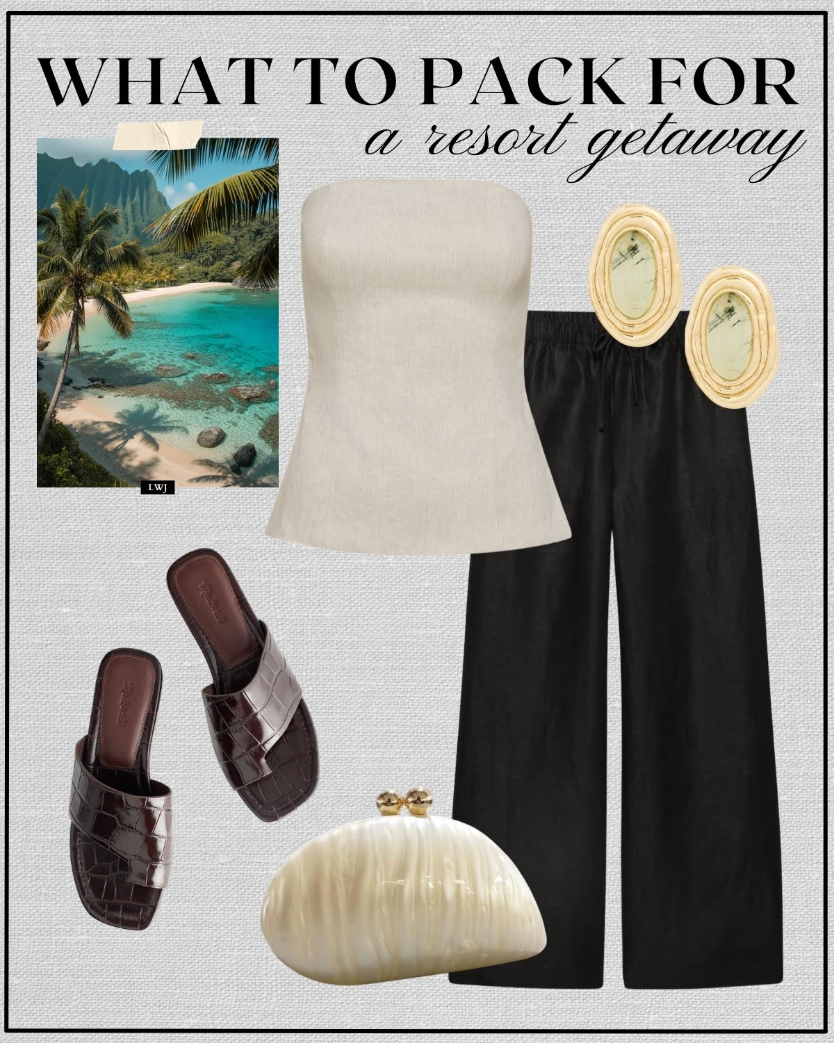 what to pack for a resort getaway

beach vacation / resortwear / monday swimwear / aritzia linen lodge pants / tailored shorts / matching set / dressy outfits / elevated style 

 

#LTKTravel