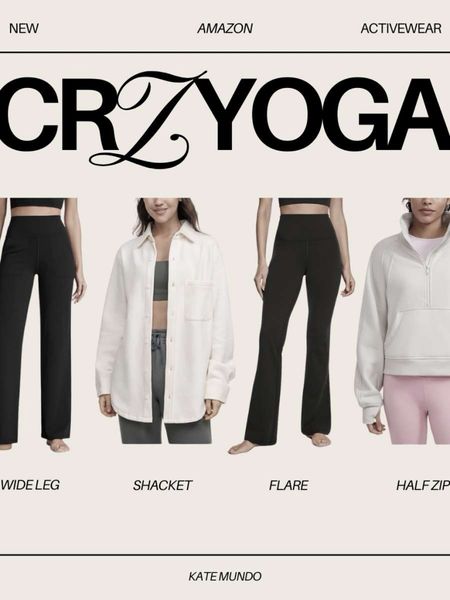 Amazon style. Athletic wear. Athleisure. Workout gear. Yoga pants. Leggings. Sweatshirt. Half zip. Shacket. New arrivals. Gift guide. Holiday gifts for her. CRZ yoga. Fit style. Look alike. Lululemon

#LTKstyletip #LTKGiftGuide #LTKfitness