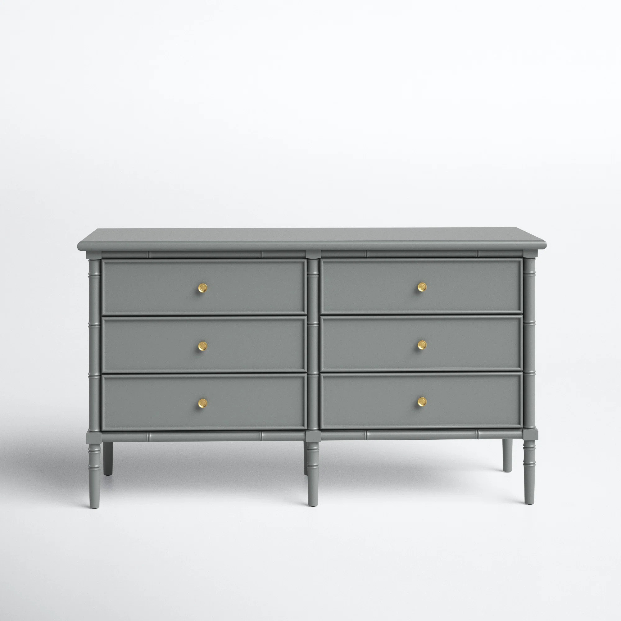 Lorretta 6 - Drawer Double Dresser | Joss & Main
