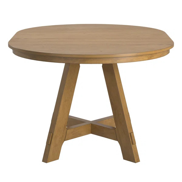 Cipolla Wood Finish Extendable Round Dining Table - 42"-60" | Wayfair North America