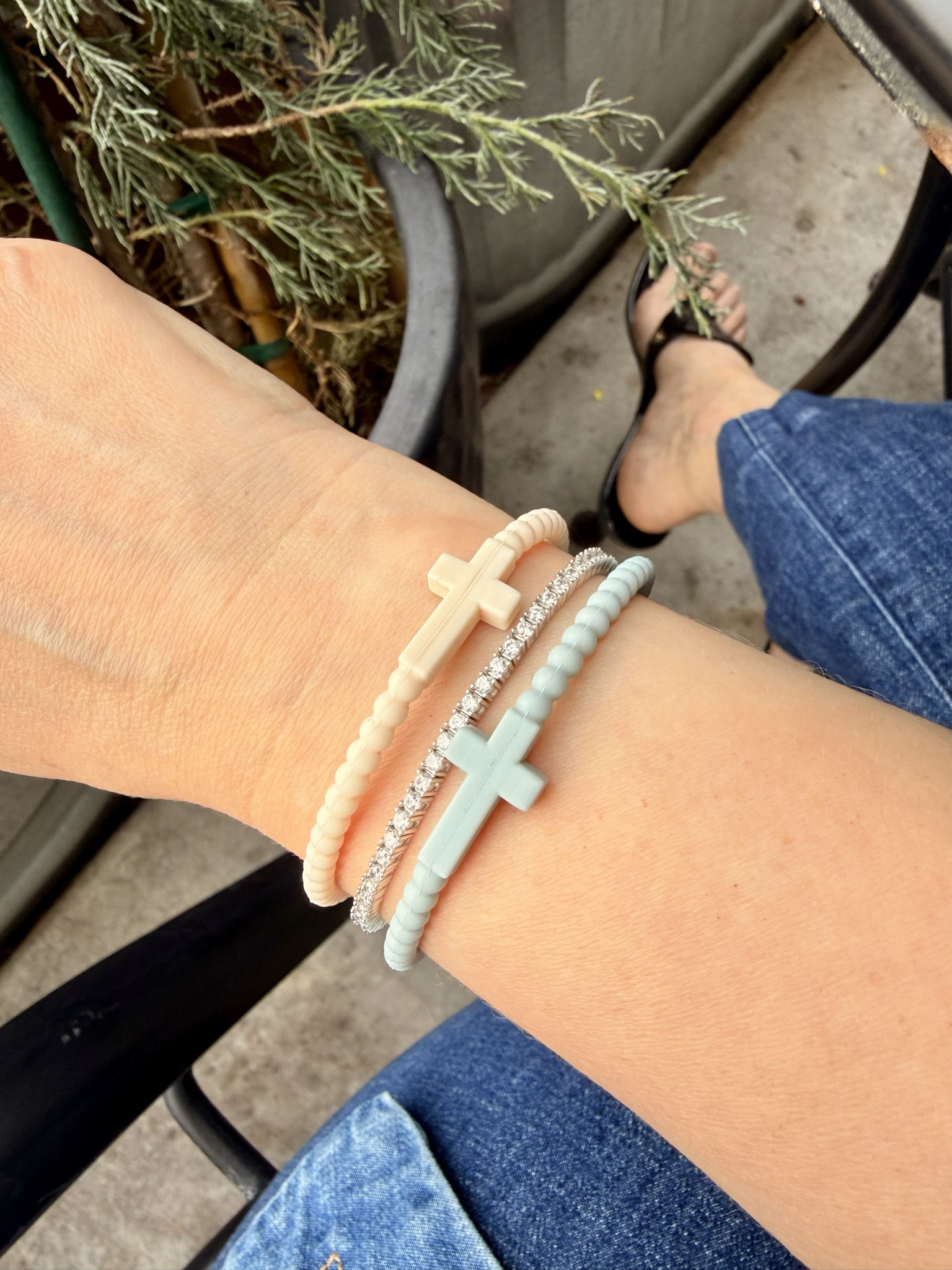 These cute bracelets make a great combo. Jesus bracelet set from Amazon and Billie Sterling Silver Tennis Bracelet from BaubleBar. 


#LTKSeasonal #LTKSaleAlert #LTKFestival