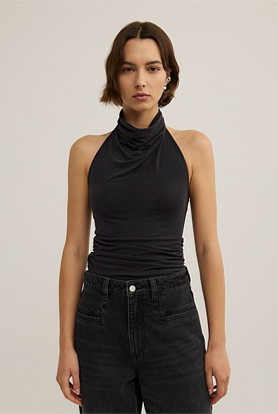 High Neck Cowl Top | Witchery (AU)