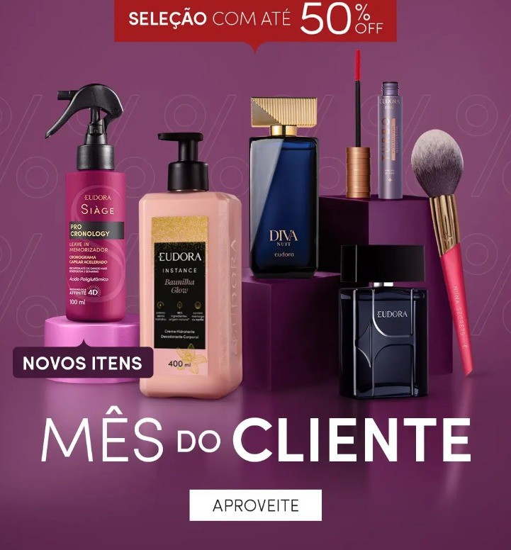 Mês do cliente na Eudora! Aproveite todas as ofertas 

#LTKbrasil #LTKbeleza #LTKpromo