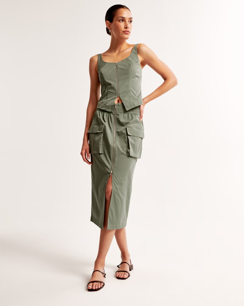 Cargo Maxi Skirt | Abercrombie & Fitch (US)