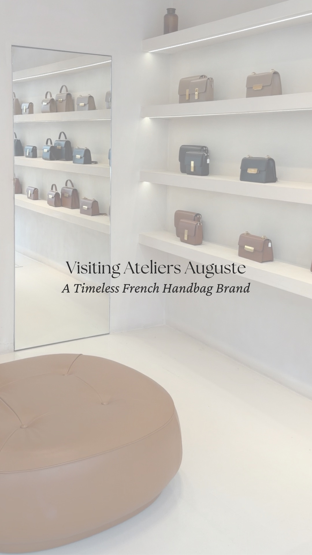 Come with me and visit one of my favorite French handbag brands @ATELIERS AUGUSTE 👜

During my recent stay in Paris, I had the chance to visit Ateliers Auguste's beautiful boutique in Le Marais, just steps from Place des Vosges!

I've admired the brand for years and have loved carrying my Monceau Baguette, so getting to explore the entire collection in person, learn more about the craftsmanship behind each bag, and preview a few upcoming styles made this such a special stop during my trip 🤍

From timeless silhouettes designed in Paris and handcrafted in Padua, Italy to thoughtful details like every bag being named after a Parisian street, Ateliers Auguste is a brand that beautifully reflects the quality, craftsmanship, and timeless elegance I love so much! 

I can't wait to start styling my new Mini Marly and sharing more outfits featuring it soon 🤍

Thank you to the wonderful Ateliers Auguste team for such a warm welcome and a truly memorable visit, I loved learning more about the brand and discovering the collection with you! 

📍 8 Rue de Turenne, 75004 Paris

👜 Love these handbags? Comment SHOP and I'll send you links to every bag featured in this video, along with my personal favorites.

✨ I've also shared a full feature on maevawithamour.com, where you can learn more about the brand, my visit, and shop my favorite Ateliers Auguste styles

👉 Save this for your next trip to Paris, and follow along for more French brands, boutiques, and timeless style inspiration

With Amour, M.

Some pieces featured in this post were kindly gifted ✨

#handbag #purse #parisianstyle #frenchstyle

#LTKTravel #LTKWorkwear #LTKdayinmylife
