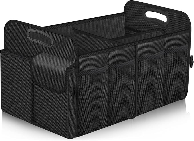 Car Trunk Organizer, Trunk Storage Organizer with 72L Large Capacity Waterproof Collapsible and 1... | Amazon (US)