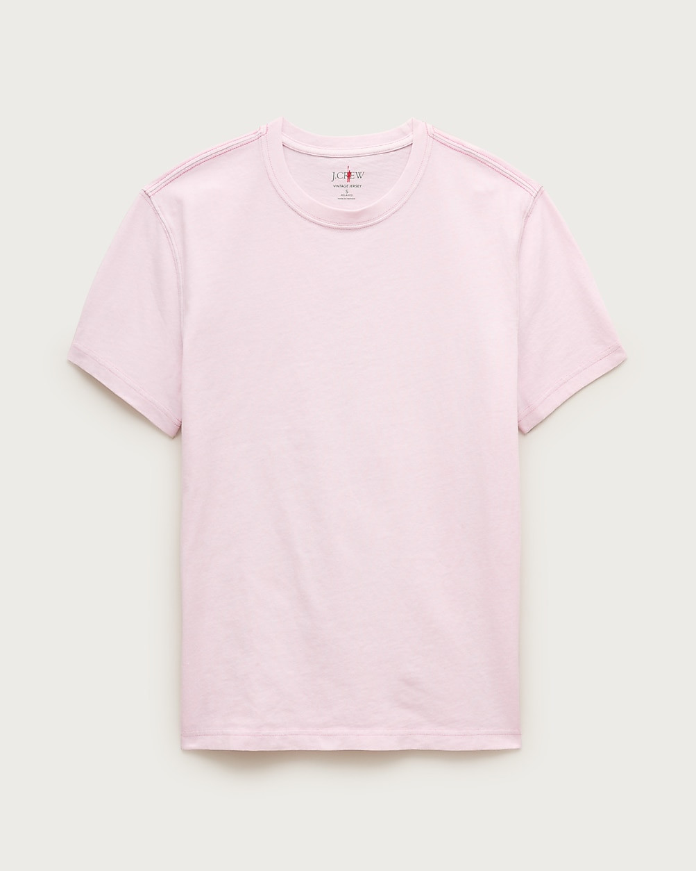 Vintage-wash cotton T-shirt with contrast stitching | J. Crew US