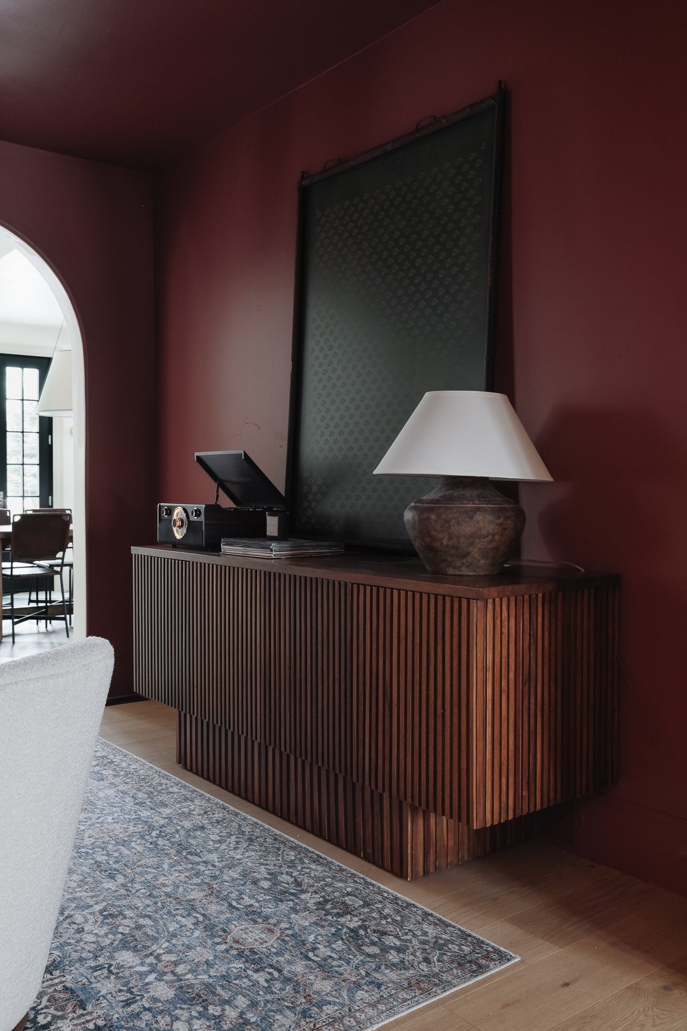 A pretty table lamp double dips in functionality and aesthetics, especially with a 2700 Kelvin bulb, which is my personal favorite for a soft, romantic mood. This is also a great way to add a variation of height to your console table decor.

#LTKfamily #LTKstyletip #LTKhome