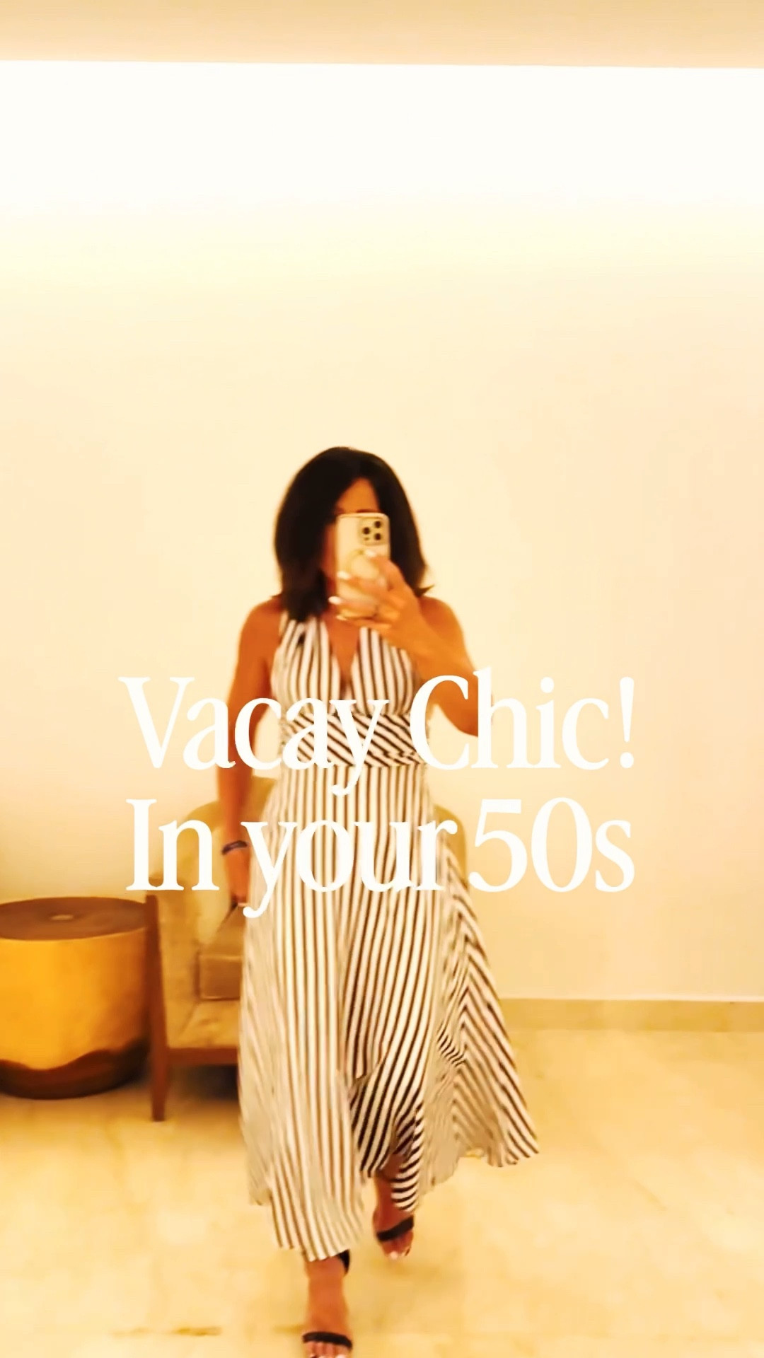 Classic stripes with a modern vibe! A halter dress is one of my favorite styles to wear on vacation! It’s simple, chic, and always on point for day or evening events. Fit: is true to size. Click and shop on my LTK link for all the latest styles and trends! Don’t miss out on this look! 

#LTKU #LTKTravel #LTKootd