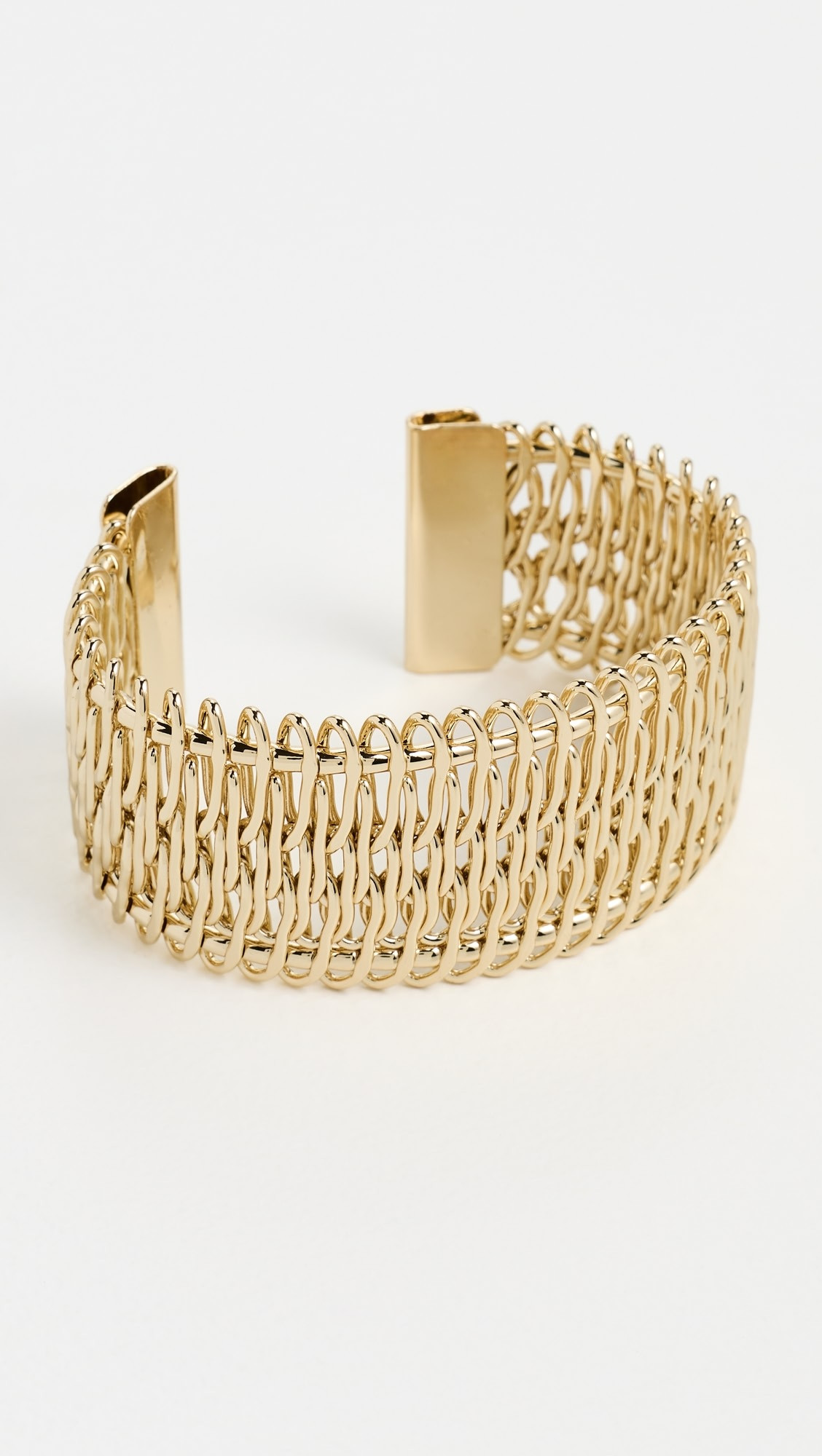 Mesh Open Cuff Bangle Bracelet | Shopbop