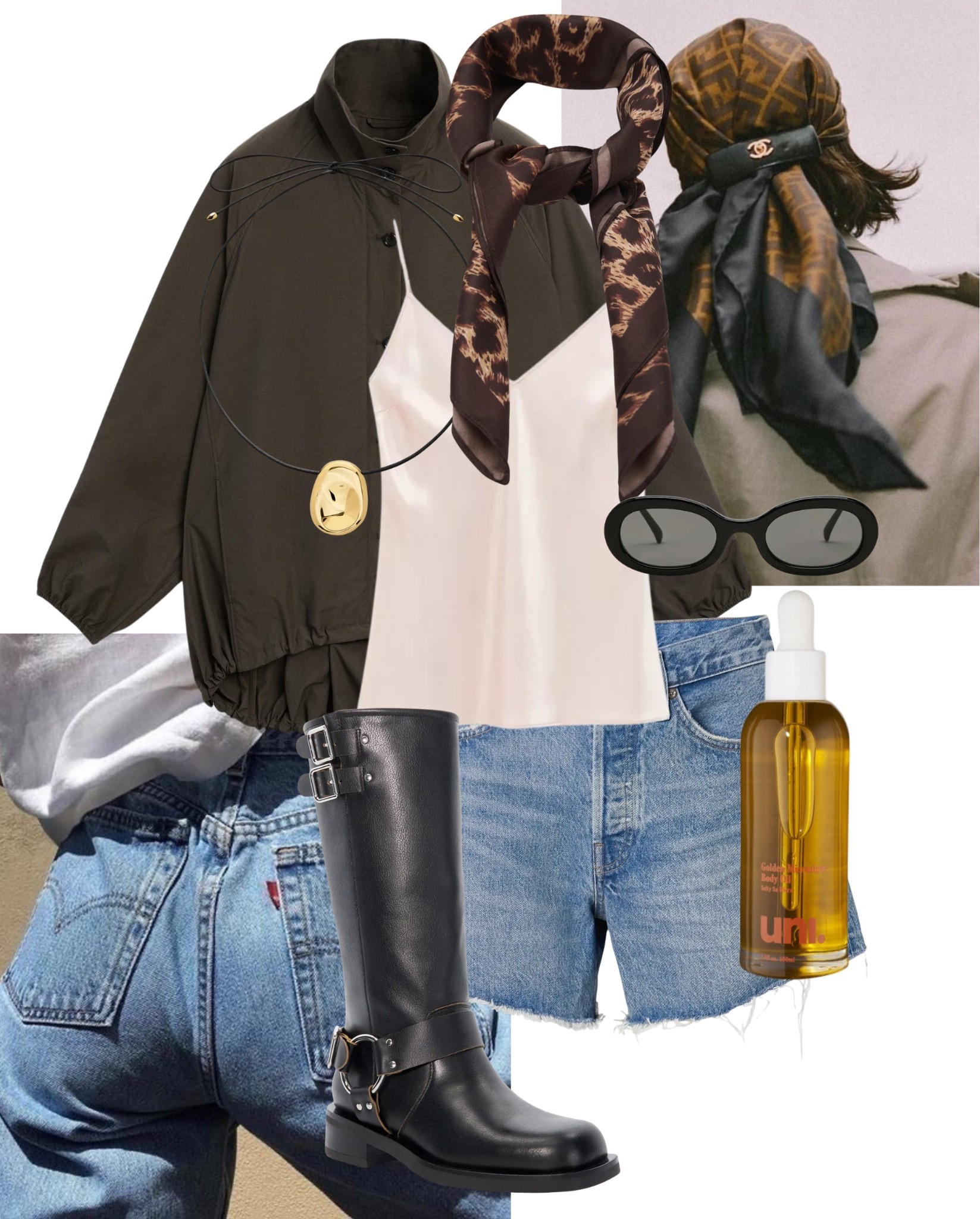 Oasis Outfit Ideas 

Summer | festival | concert | July | boots | dress | scarf | makeup | jewellery | 
