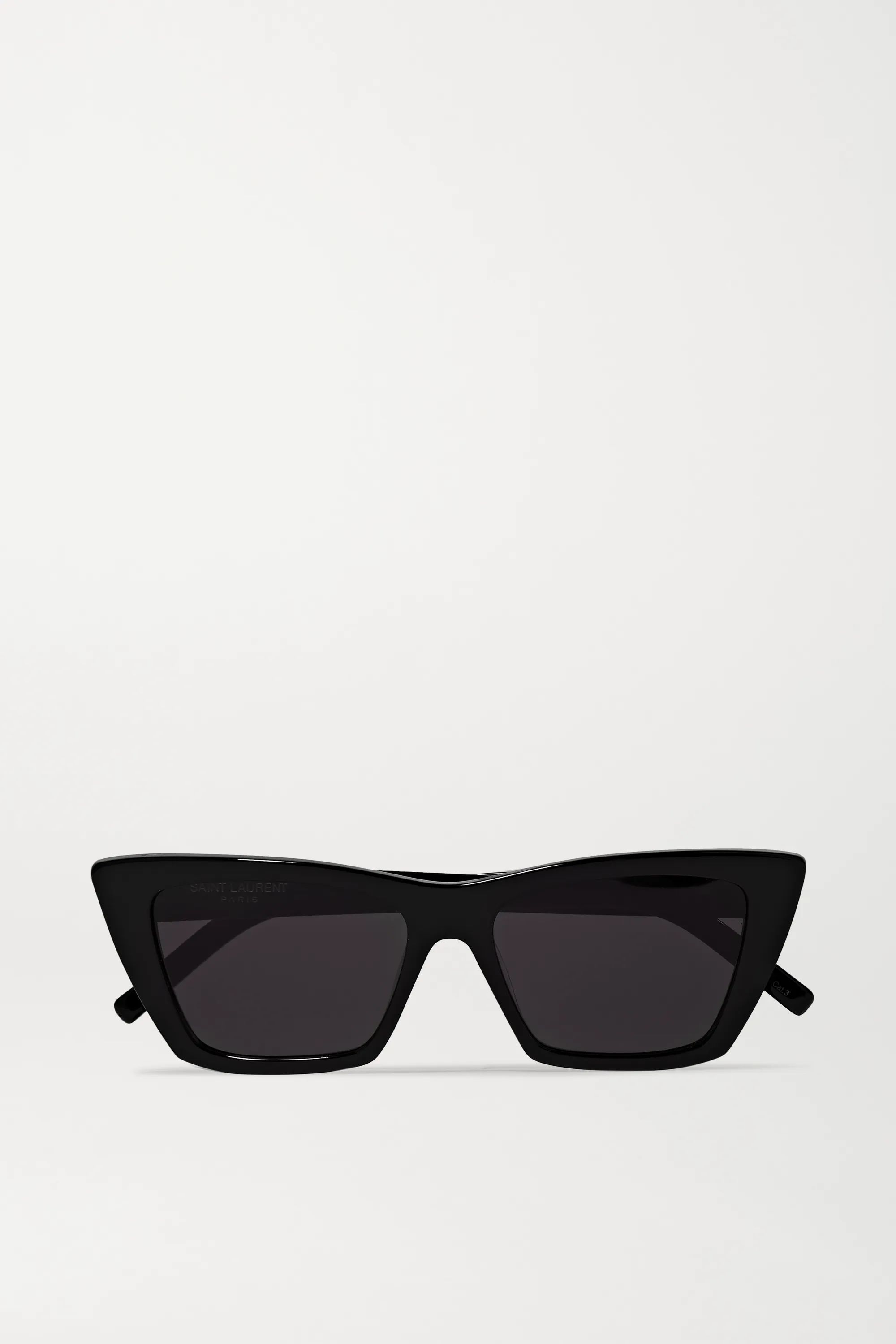 Black Mica cat-eye acetate sunglasses | SAINT LAURENT | NET-A-PORTER | NET-A-PORTER (US)