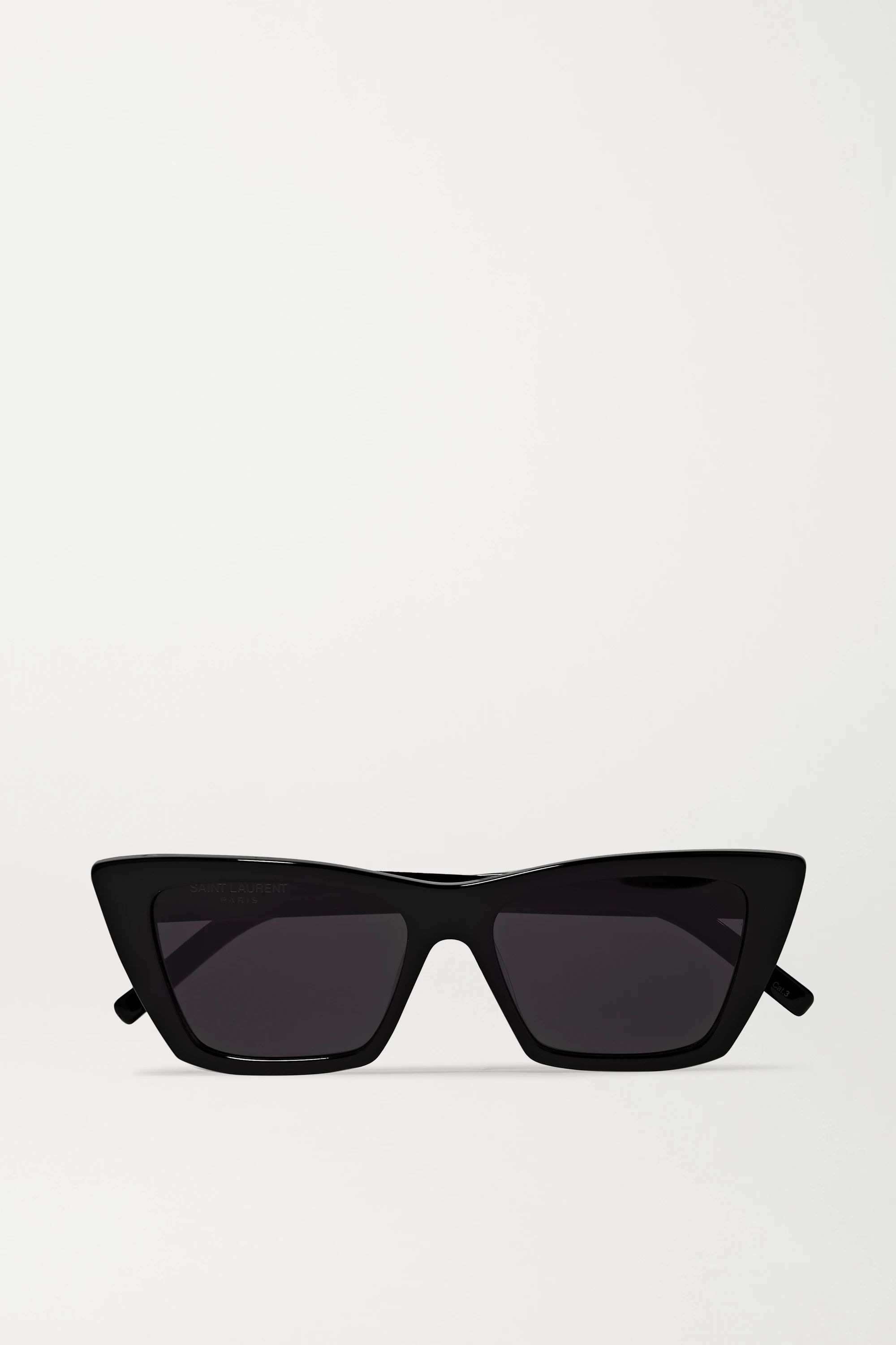 Schwarz Mica Sonnenbrille mit Cat-Eye-Rahmen aus Azetat | SAINT LAURENT | NET-A-PORTER | NET-A-PORTER (UK & EU)