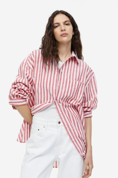 Chemise en lin mélangé | H&M (FR, IT, ES, PT, BE)